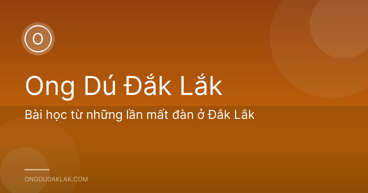 Bài học từ những lần mất đàn ở Đắk Lắk